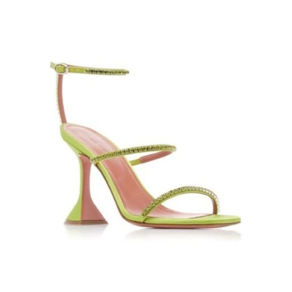 AMINA MUADDI Gilda Crystal Strappy Sandal $1090